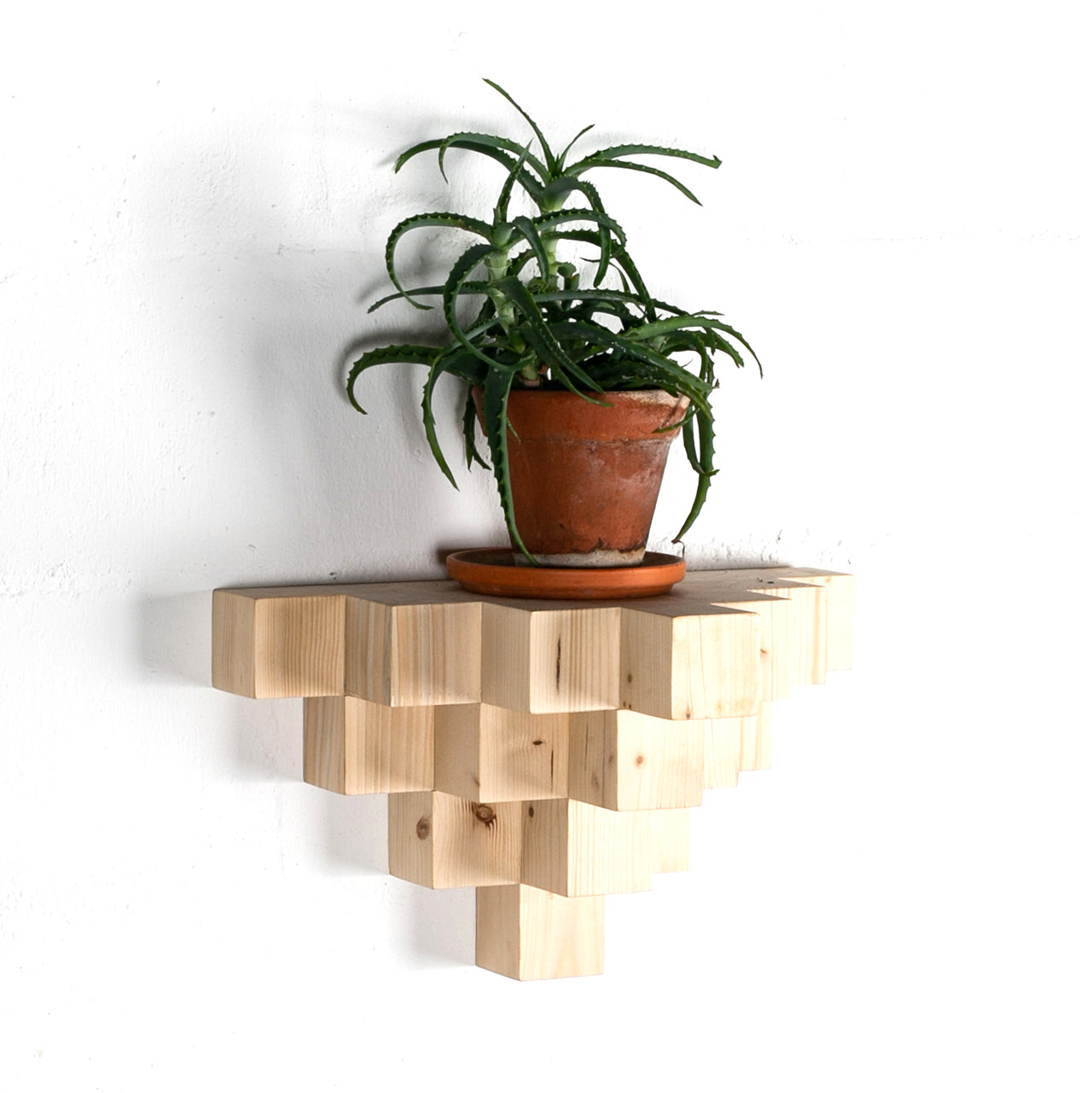 Cubic 3D block shelf