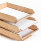 Inbox Triple Tray with Solid Spruce Foot Piece